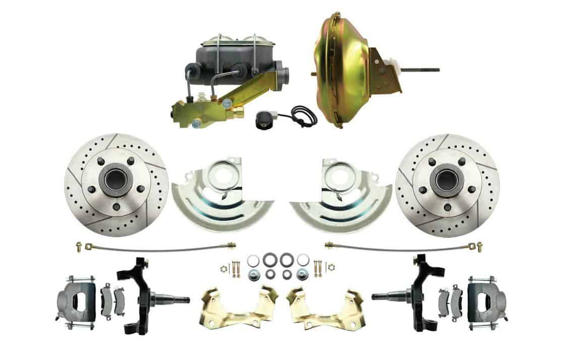 A Disc Brake FRONT Kit: 67-69F & 68-72 Nova Performance  W/2"Drop